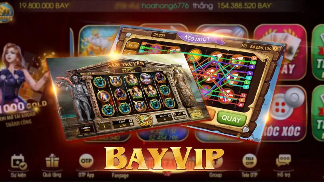 Giao diện cổng game BayVip trên điện thoại