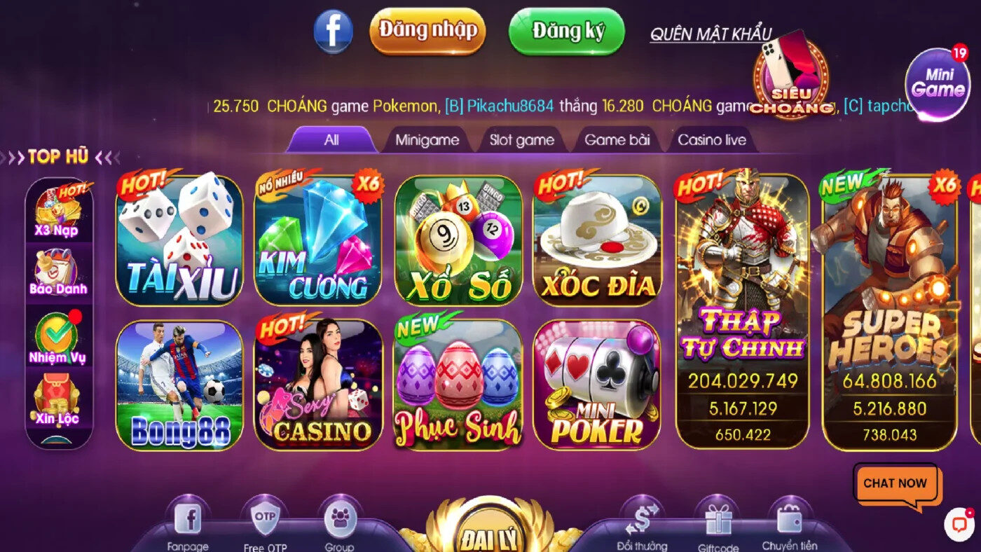 Lịch sử hình thành và phát triển của cổng game đổi thưởng Choang Club